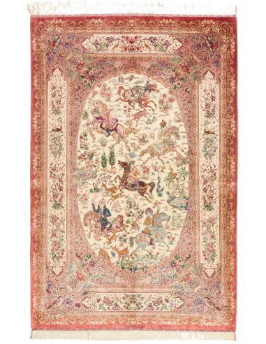 Ghom Seta 132x201 Cm Ghom Seta, Persia, 100% Seta ordito In