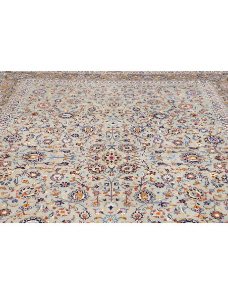 Tappeto Originale Kashan Persia 272x387 Verde A