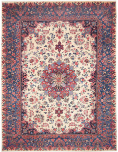 Mashad 305x408 Cm Mashad, Persia, Lana Cardata A Mano,