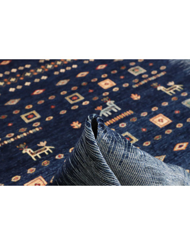 Rug Siva Pakistan 271x352 Indigo Blue Denim Blu