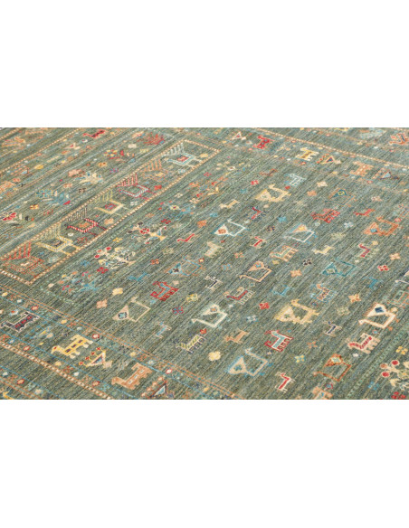 Tappeto Rubin Pakistan 168x238 Blu Petrolio Mul