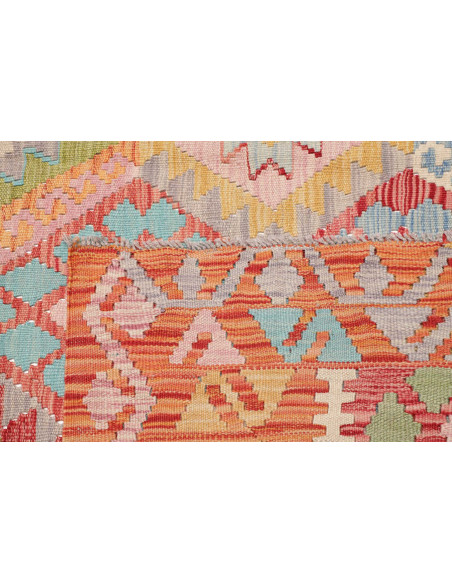Kilim 204x288 Cm Kilim Afghanistan, Lana Cardata A Mano,