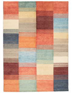 Tappeto Mosaic Pakistan 141x201 Multicolore: Co