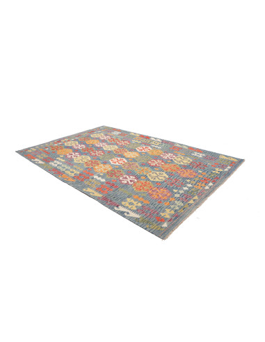 Kilim 206x298 Cm Kilim, Afghanistan, Hand-carded Wool warp: