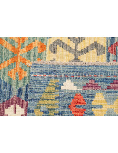 Kilim 206x298 Cm Kilim, Afghanistan, Hand-carded Wool warp: