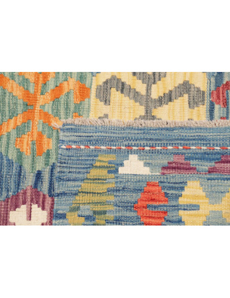 Kilim 206x298 Cm Kilim, Afghanistan, Hand-carded Wool warp: