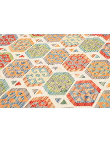 Kilim 202x308 Cm Kilim, Afghanistan, Lana Cardata A Mano,