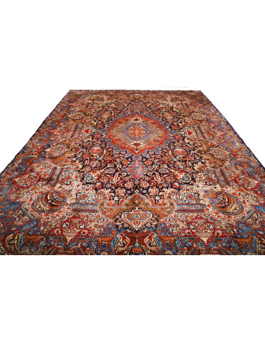 Tappeto Kashamr Zirkhaki Persia marrone grigio 300x394