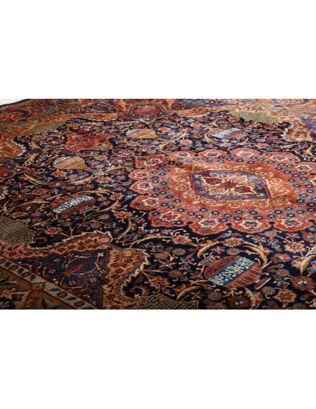 Rug Kashamr Zirkhaki Persia brown grey 300x389