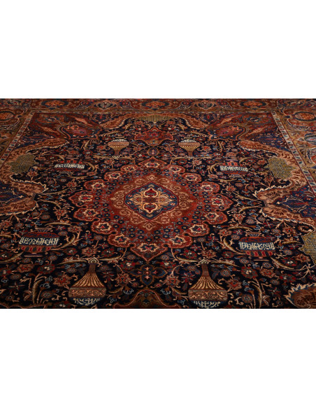 Rug Kashamr Zirkhaki Persia brown grey 300x389