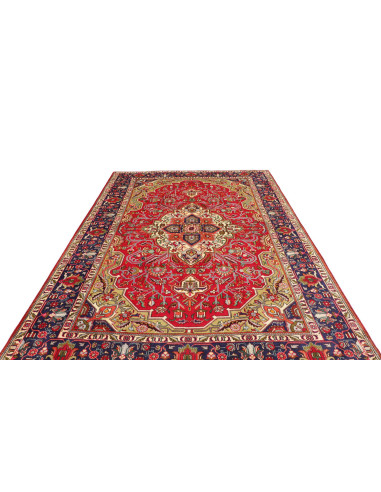 Tabriz 202x302 Cm Tabriz Persia Lana Cardata A Mano ordito: