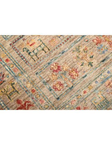 Tappeto Rubin Pakistan 81x129 Beige Blu Rosso G