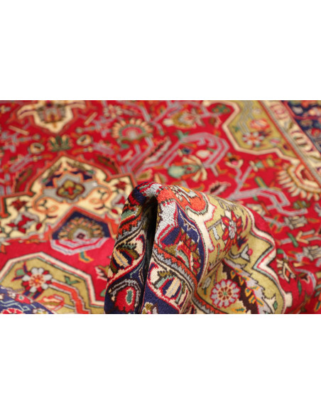 Tabriz 202x302 Cm Tabriz Persia Hand-carded Wool warp: