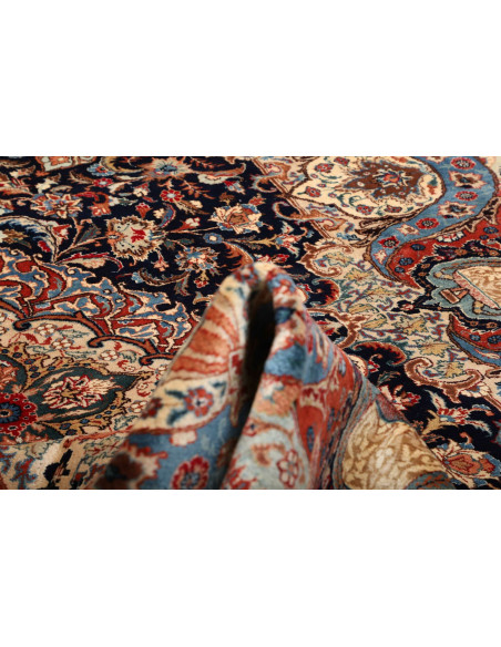 Rug Kashamr Zirkhaki Persia maroon blue 294x396