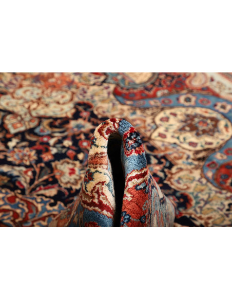 Rug Kashamr Zirkhaki Persia maroon blue 294x396