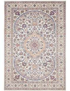 Rug Nain Kashmar Persia 242x350 Ivory Blue