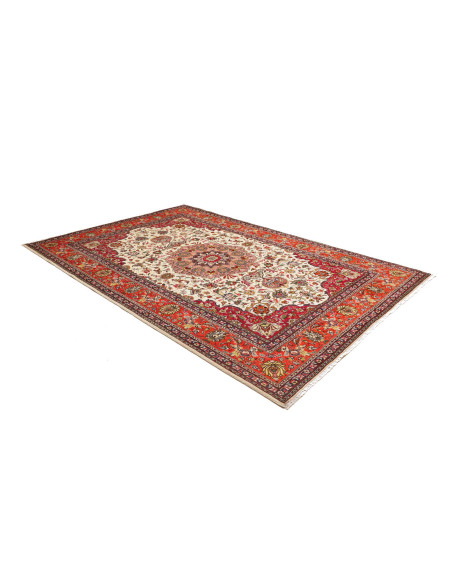 Tabriz 203x298 Cm Tabriz, Persia, Hand-carded Wool warp: