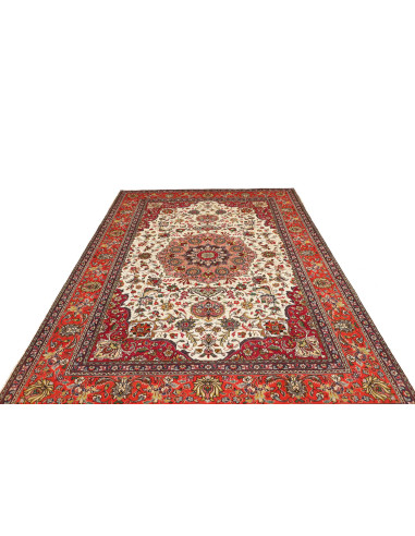 Tabriz 203x298 Cm Tabriz, Persia, Lana Cardata A Mano