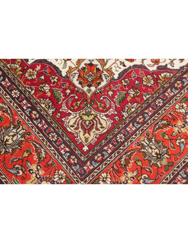 Tabriz 203x298 Cm Tabriz, Persia, Hand-carded Wool warp: