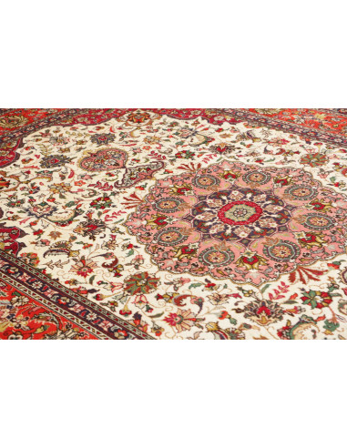 Tabriz 203x298 Cm Tabriz, Persia, Hand-carded Wool warp: