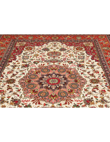 Tabriz 203x298 Cm Tabriz, Persia, Lana Cardata A Mano