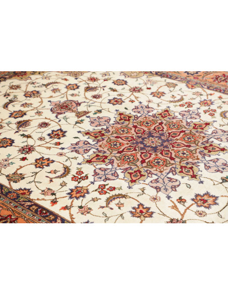 Tabriz 198x294 Cm Tabriz, Persia, Lana Cardata A Mano