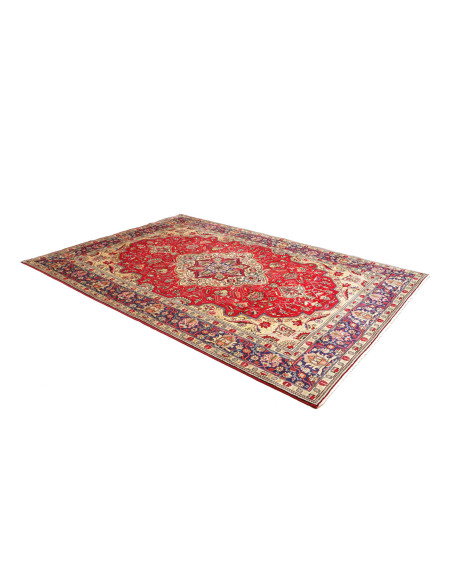 Tabriz 200x282 Cm Tabriz Persia Lana Cardata A Mano Cotone