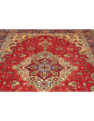 Tabriz 200x282 Cm Tabriz Persia Lana Cardata A Mano Cotone