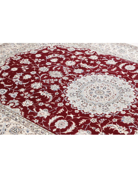 Nain 6la 150x230 Cm Nain 6la, Persia, Lana Cardata A Mano E