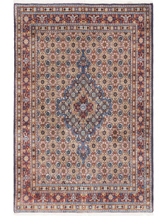 Moud 97x146 Cm Moud, Persia, Hand-carded Wool, Cotton,