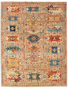 Rug Tribal Pakistan maroon brown 152x192
