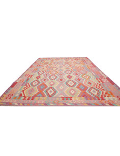 Rug Kilim Afghanistan 306x383 Pink Purple Blue 2