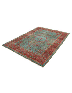 Rug Mamlouk Pakistan 177x235 Turquoise Ruby Red 2