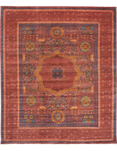 Rug Mamlouk Pakistan 246x293 Brick Red Blue Gol