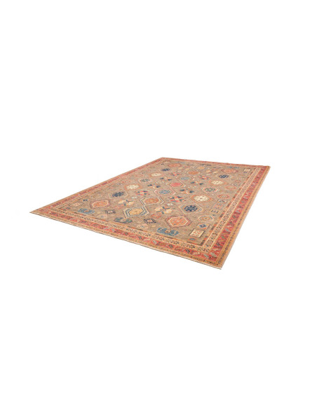 Rug Tribal Pakistan 277x370 Taupe Grey Terracot