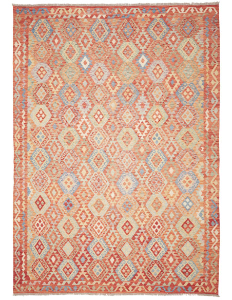 Tappeto Kilim Afghanistan 256x357 Rosso Terraco