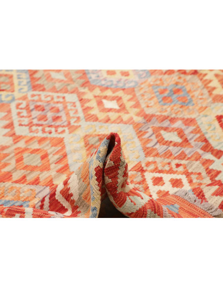 Tappeto Kilim Afghanistan 256x357 Rosso Terraco