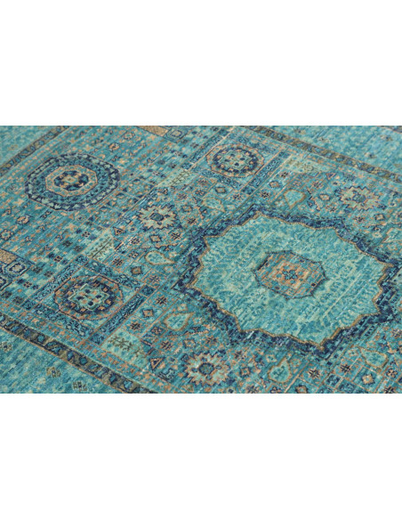Rug Mamlouk Pakistan 103x150 Turquoise Blue Gol