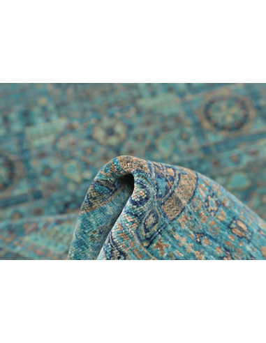 Rug Mamlouk Pakistan 103x150 Turquoise Blue Gol