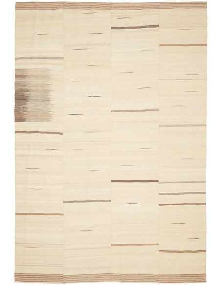 Kilim 218x320 Cm Kilim Persia Lana Cardata A Mano Cotone