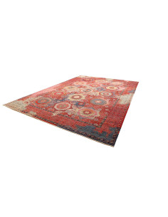 Tappeto Mamlouk Pakistan 302x420 Rosso Blu Rosa 2