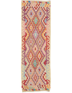 Tappeto Kilim Afghanistan 64x197 Crema Beige La