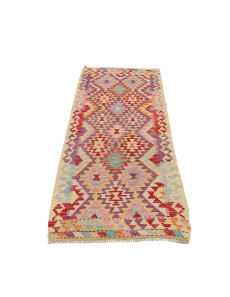 Tappeto Kilim Afghanistan 64x197 Crema Beige La