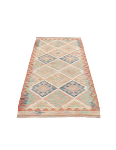 Tappeto Kilim Afghanistan 80x198 Beige Pesca Az 2