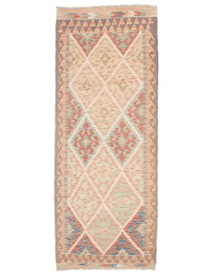 Rug Kilim Afghanistan 80x204 Peach Pink Beige A
