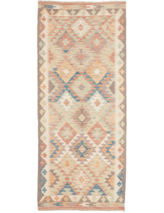 Tappeto Kilim Afghanistan 81x199 Beige Crema Te