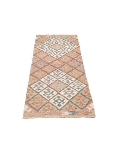 Tappeto Kilim Afghanistan 61x198 Pesca Salmone