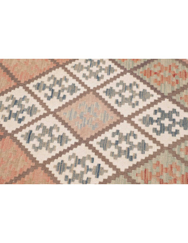 Tappeto Kilim Afghanistan 61x198 Pesca Salmone