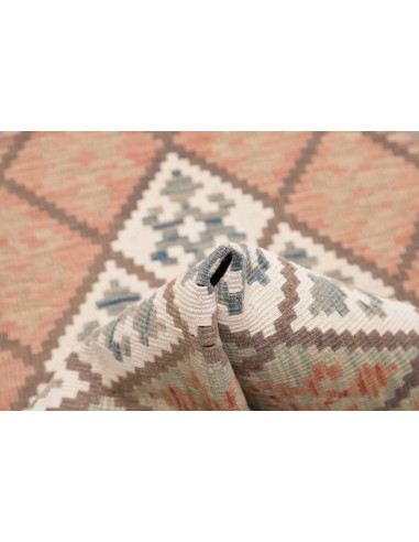 Tappeto Kilim Afghanistan 61x198 Pesca Salmone