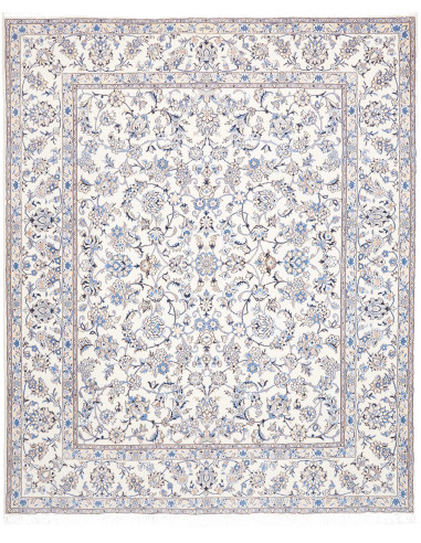 Rug Nain Kashmar Persia 250x302 Ivory Cream Blu